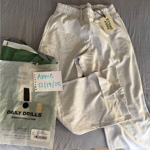 Daily Drills wide leg Gray Sweatpants